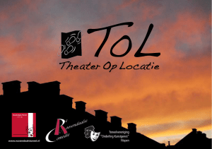 Theater Op Locatie - Onderling Kunstgenot