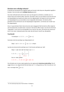 Syllabus Taal van de wiskunde 2 volledige inductie