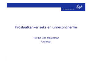 Presentatie prof. Meuleman - seksualiteit en urinecontinentie