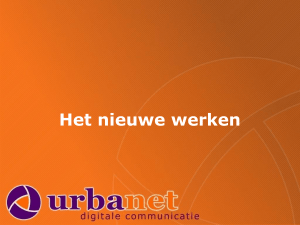 Urbanet BV - Stichting Ruimtelijk Management