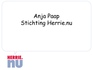 Project: - Stichting Herrie.nu