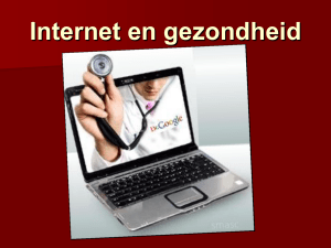 Internet en gezondheid - Vind Brugse Vereniging