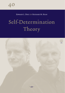 SelfDetermination Theory