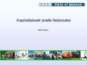 2014-03-11 presentatie Snelle fietsroutes