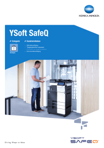 YSoft SafeQ - Konica Minolta