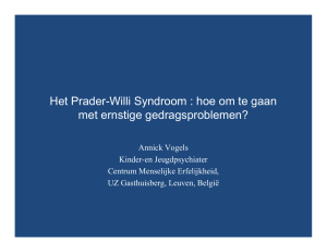 Het Prader-Willi Syndroom
