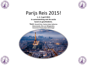 Parijs Reis 2013! - Cartesius Lyceum