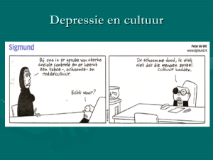 Presentatie cultuur en depressie