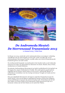 De Andromeda Sleutel: De Sterrenzaad Transmissie 2015