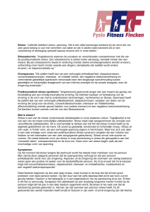 Stress - Fysio Fitness Fincken