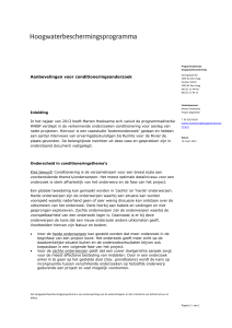 Programmadirectie Hoogwaterbescherming Koningskade 40 2596