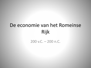 De economie van het Romeinse Rijk