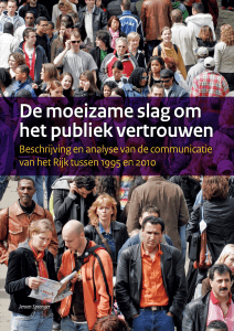 pdf-versie van het boek - De slag om het publiek vertrouwen