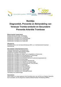 Richtlijn Diagnostiek, Preventie en Behandeling van