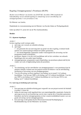 uitstapprogramma prostituees
