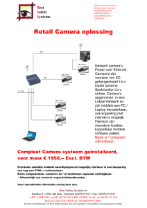 Best Safety Systems Retail Camera oplossing Netwerk camera`s