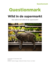 Wild in de supermarkt 2015