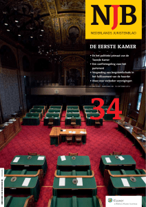 de eerste kamer - Nederlands Juristenblad