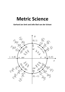 Metric Science