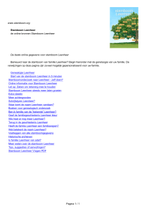 Stamboom Leenheer Vragen PDF