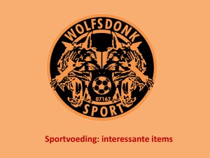 Sportvoeding - Wolfsdonk Sport