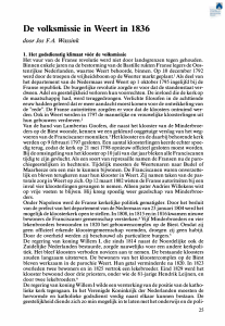 De volksmissie in Weert in 1836.