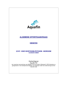 Offerte - Aquafin