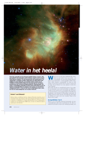 Water in het heelal - Leiden Observatory