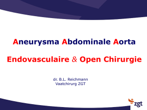Aneurysma abdominale aorta endovasculaire en open