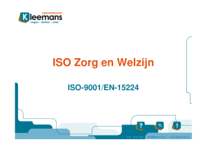 ISO Zorg en Welzijn