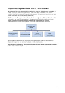 Stappenplan Aanpak Werkdruk - Arbocatalogus Timmerindustrie