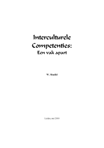 Interculturele Competenties: