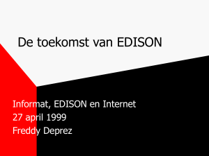 Edison, het EDIOSN-pakket via internet