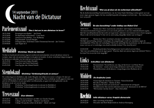 `Programma Nacht van de Dictatuur 2011` PDF document