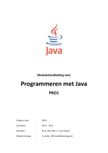 Programmeren met Java