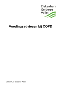 Voedingsadviezen bij COPD - Ziekenhuis Gelderse Vallei