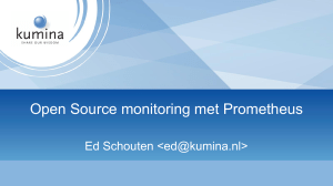 Open Source monitoring met Prometheus
