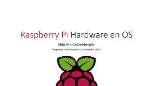 PowerPoint-presentatie - Raspberry Jam Belgium