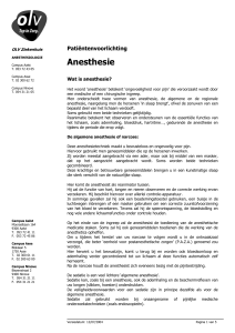 Anesthesie - OLV Ziekenhuis Aalst