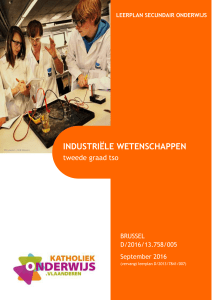 industriële wetenschappen - VVKSO - ICT