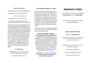 Praktische informatie - Anahata