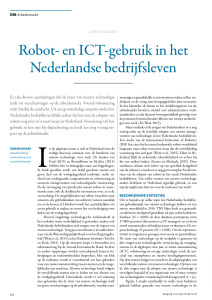 Robot- en ICT-gebruik in het Nederlandse