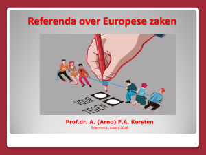 Referendum over Europesche kwesties in Nederland