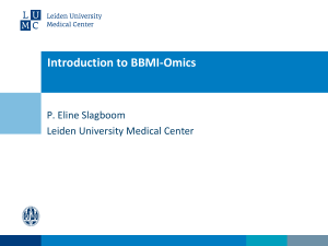 Introduction to BBMI-Omics - BBMRI-NL