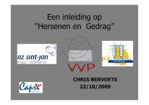 Een inleiding op “Hersenen en Gedrag” - AZ Sint-Jan