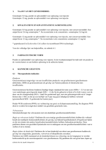 1. NAAM VAN HET GENEESMIDDEL Genotropin 5,0 mg