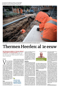 Thermen Heerlen: al 1e eeuw