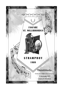 Halve tonencirkel - Fanfare St. Willibrordus Stramproy