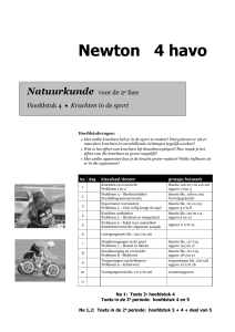 Newton - 4∙2 Krachten - Universiteit Utrecht