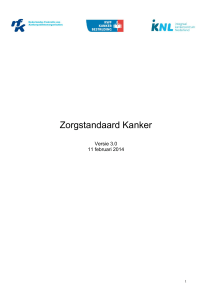 Zorgstandaard Kanker